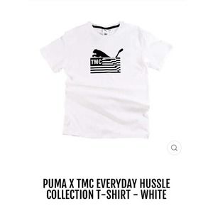 New Men's Puma x Nipsey Hussle TMC The Hustle Way T-Shirt White Size L